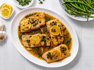 Baked Cod Piccata