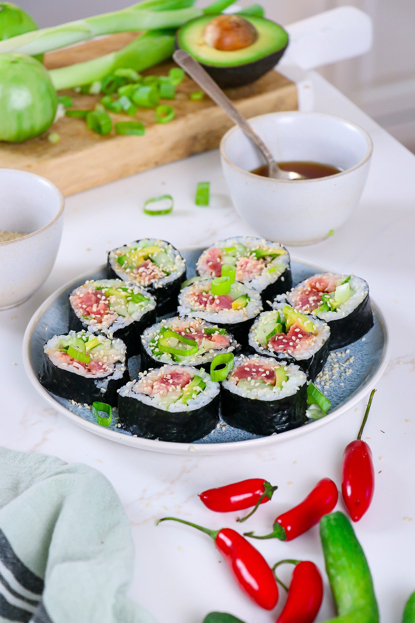 Spicy Tuna Sushi – Sizzlefish