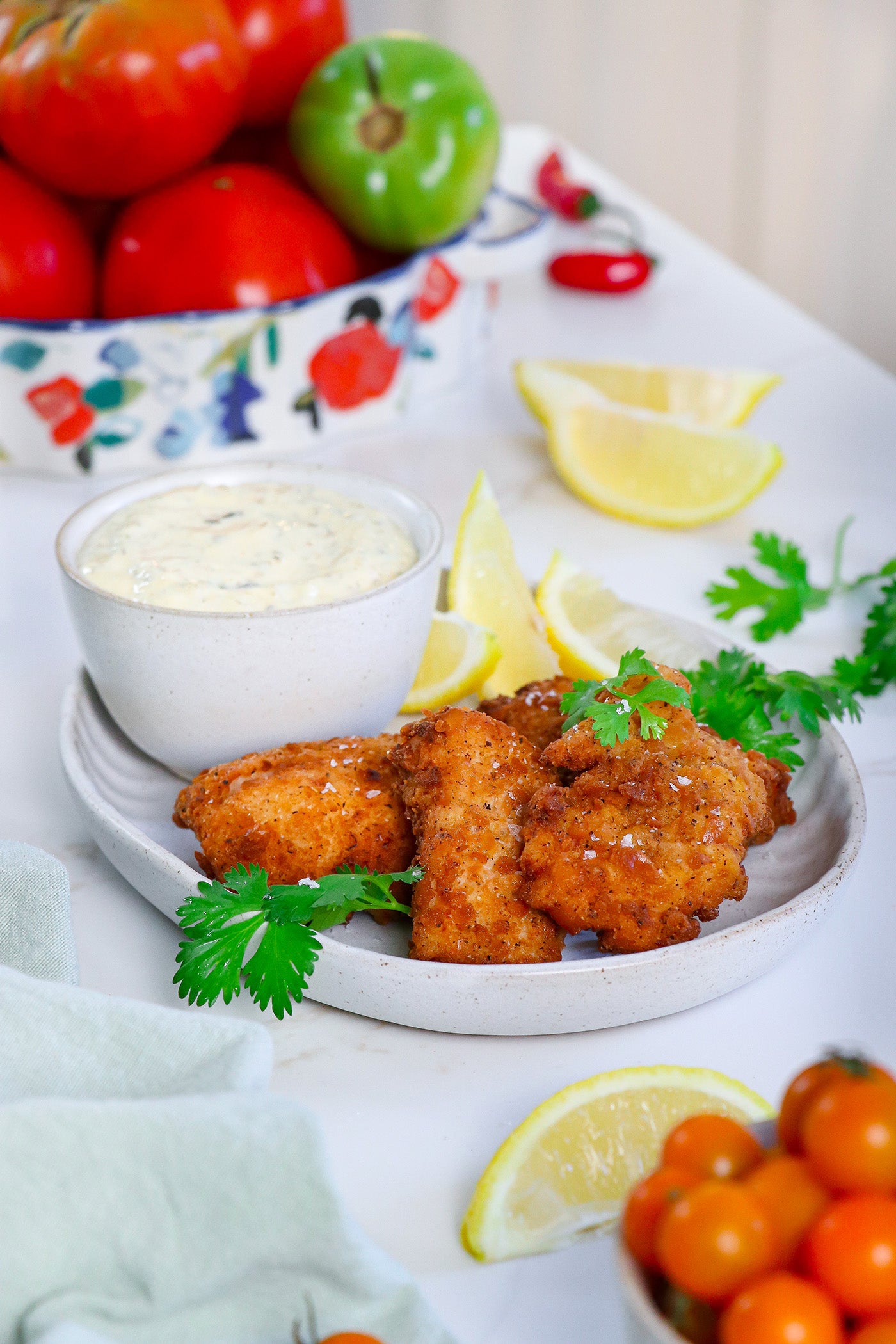 Light Battered Pan Fried Walleye