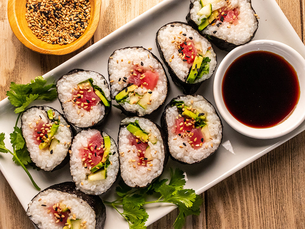 Tuna Roll Sushi Spicy Tuna Roll Recipe By Tasty Tuna Roll Sushi Spicy Tuna Roll Recipe By Tasty