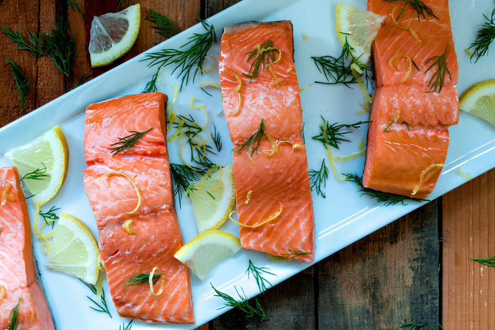 Lemon Dill Poached Salmon – Sizzlefish