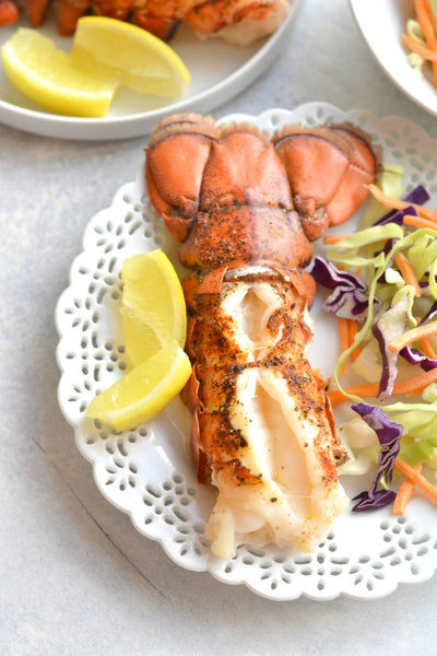 Easy 10 Minute Broiled Lobster Tail