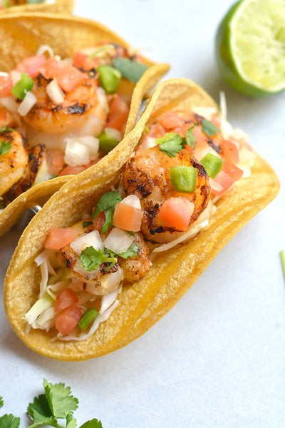 10 Minute Grilled Shrimp Tacos