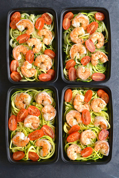 Meal Prep Shrimp & Zucchini Noodles