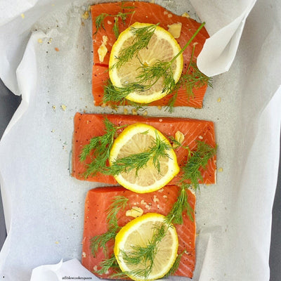 Slow Cooker Salmon With Lemon & Dill
