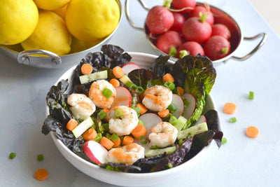 Whole30 Hot & Sour Shrimp Salad