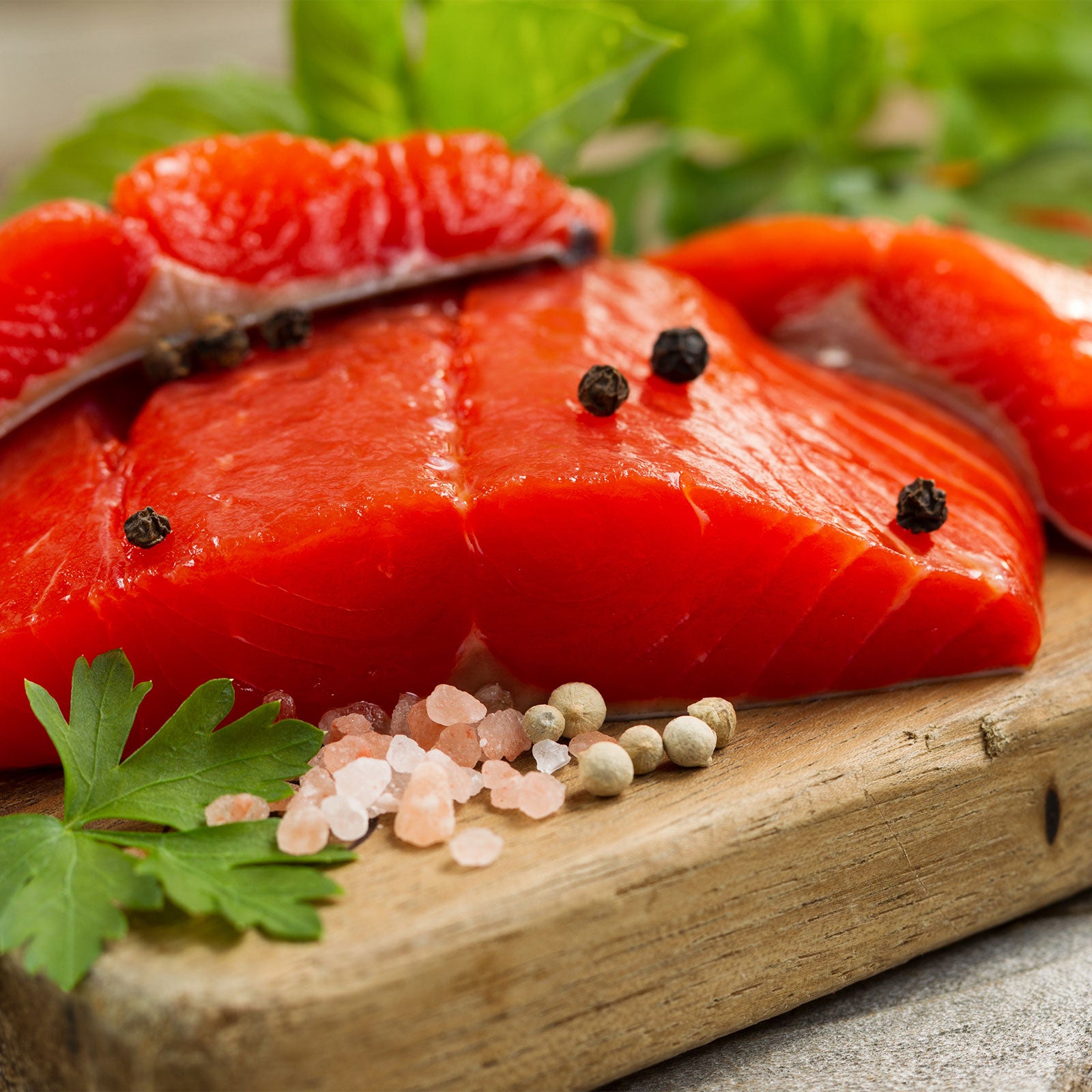 Copper River King Salmon 4 to 6 Oz SkinOn Portions Sizzlefish