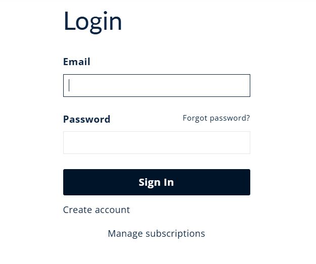Log Into Your Account