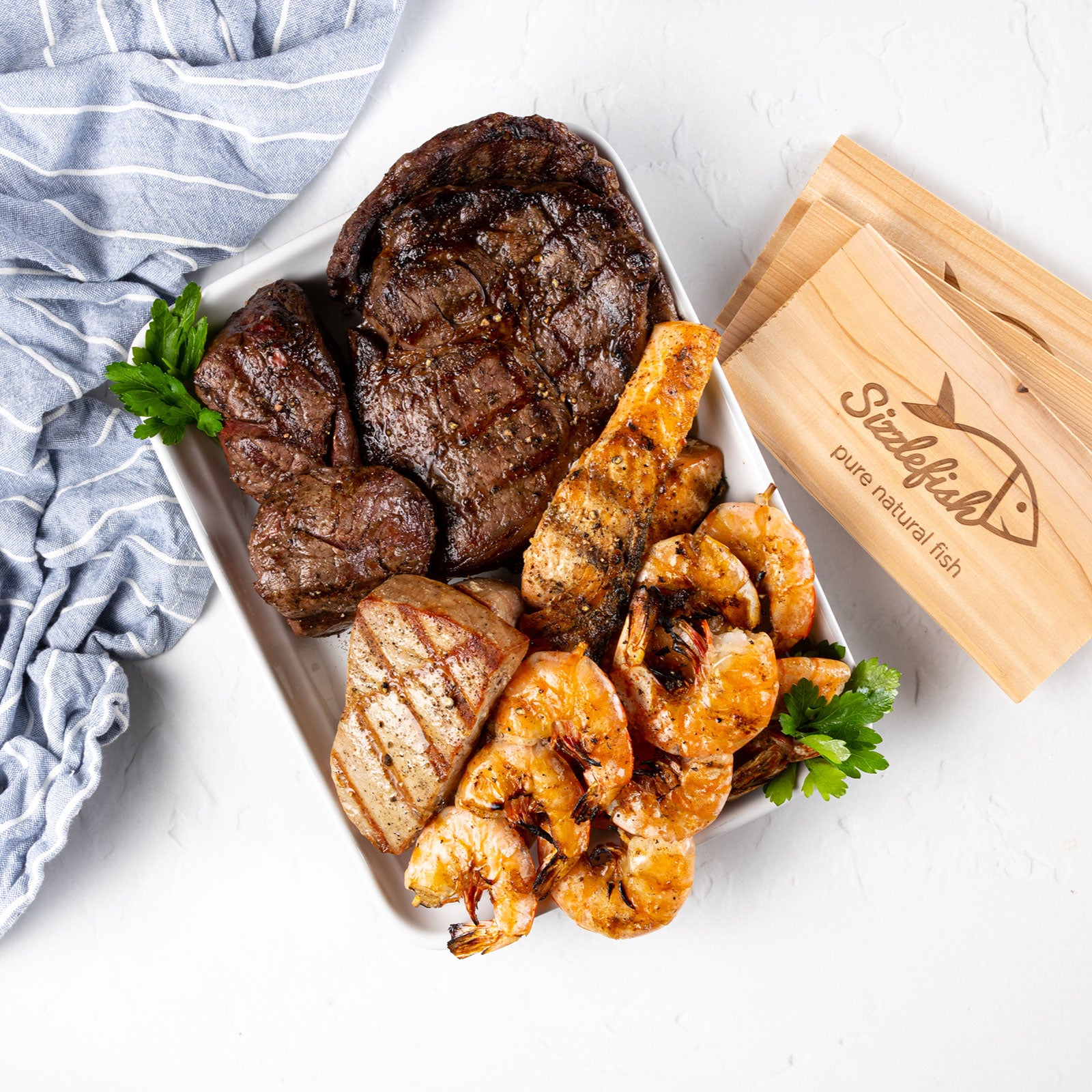 Surf-N-Turf Grilling Bundle – Sizzlefish