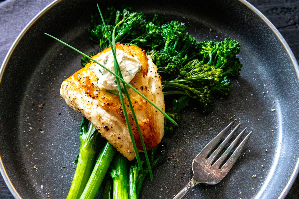 Garlic Butter Chilean Sea Bass Recipe Sizzlefish Official Site