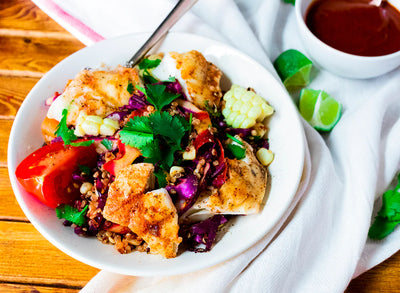 BBQ Haddock and Quinoa Salad