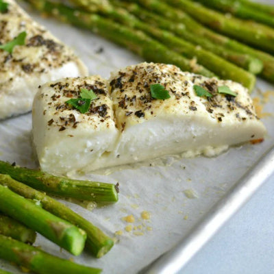 Herby Parmesan Baked Haddock