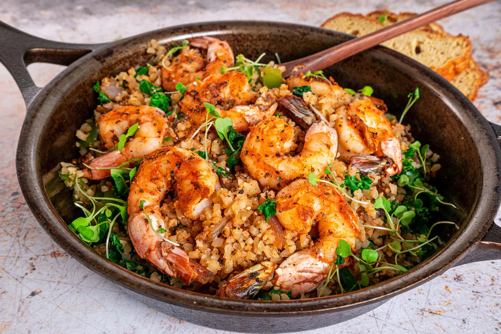 Cajun Shrimp with Cauliflower Rice