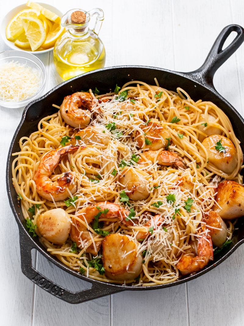 Shrimp and Scallop Scampi