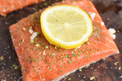 Pan Seared Greek Salmon