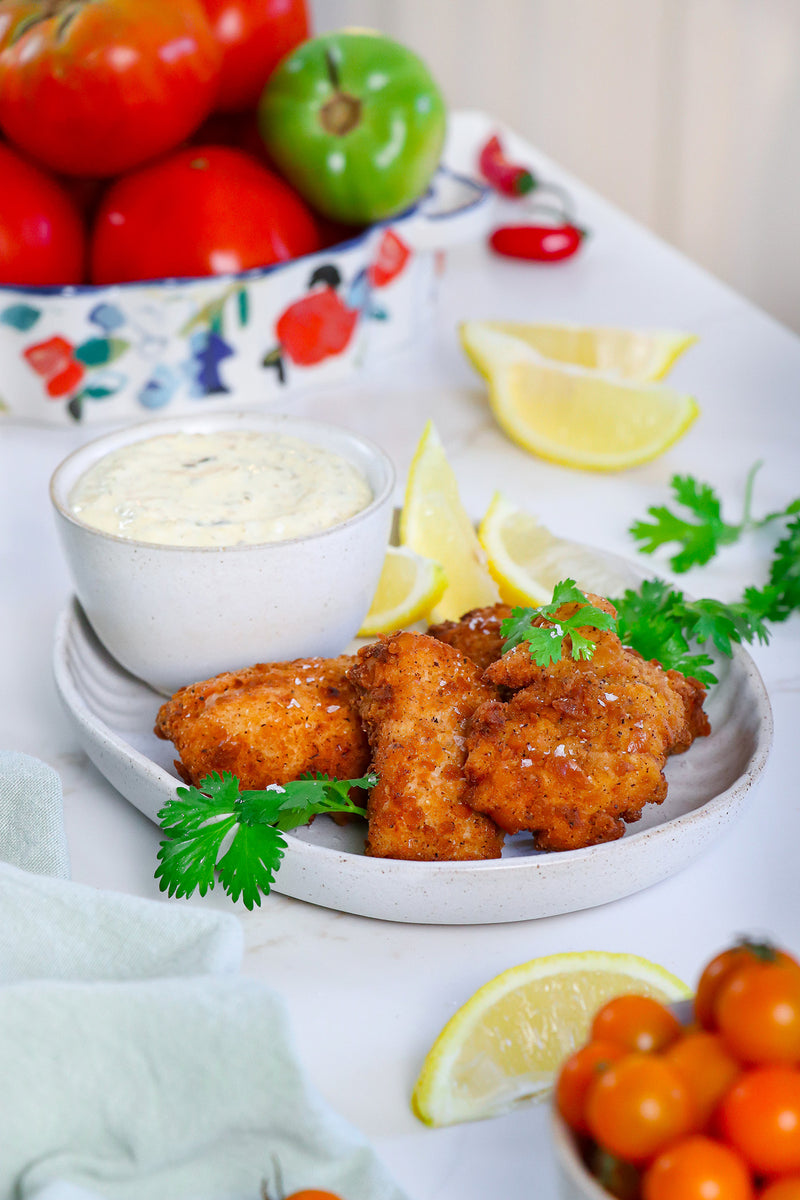 Light Battered Pan Fried Walleye