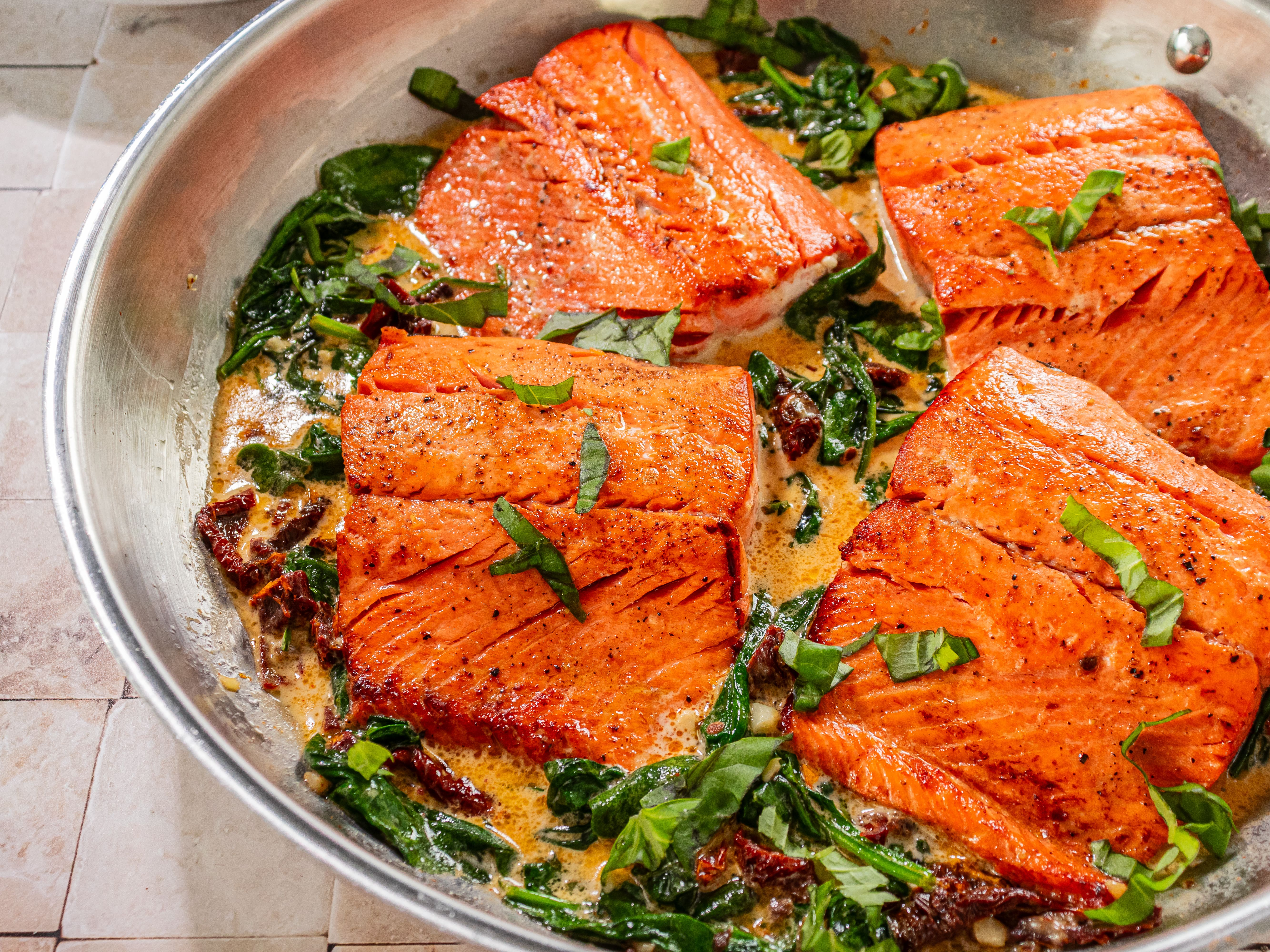 Tuscan Salmon – Sizzlefish