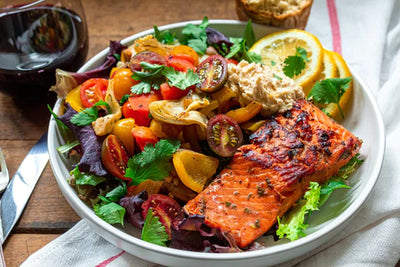 Mediterranean Marinated Salmon