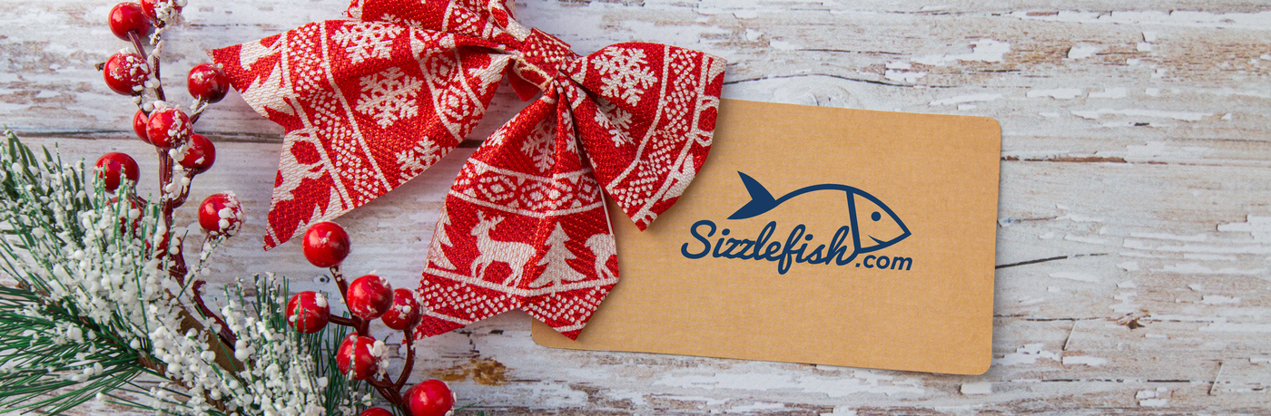 Sizzlefish Gift card Banner