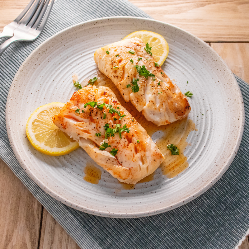 Cod File Fish. Atlantic Atlantic Cod - Wild Atlantic Cod Fillet - Sizzlefish