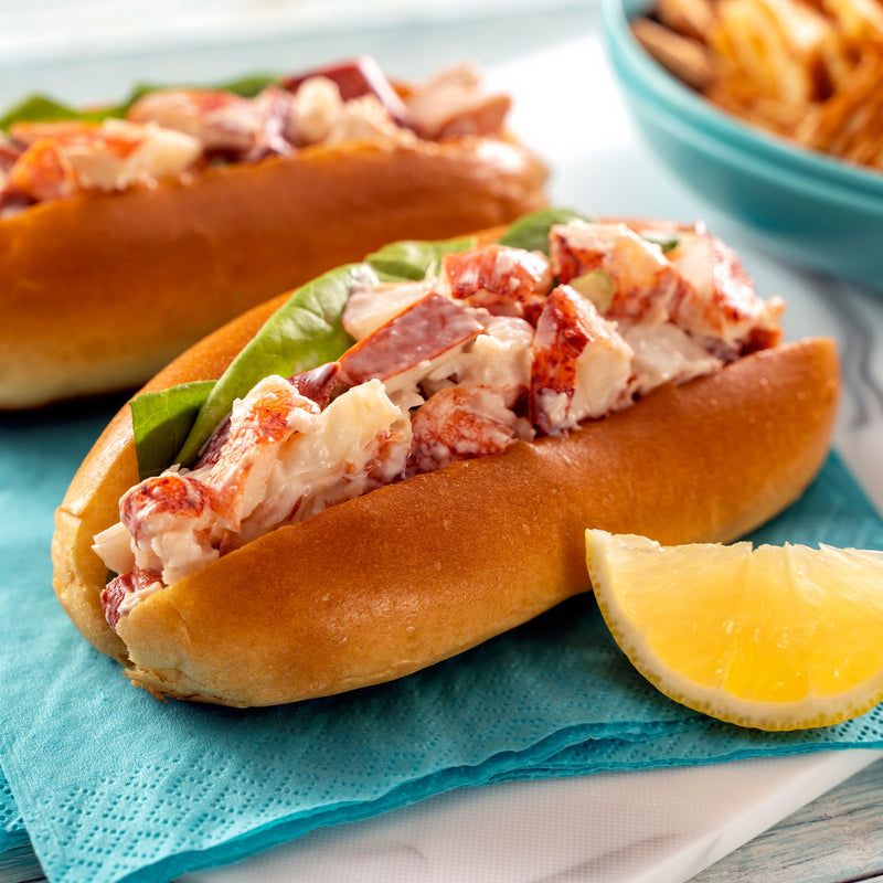 Maine Lobster in but on napkin