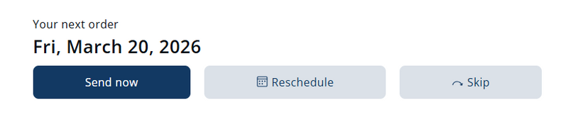 Adjust the Date of Your Next Box