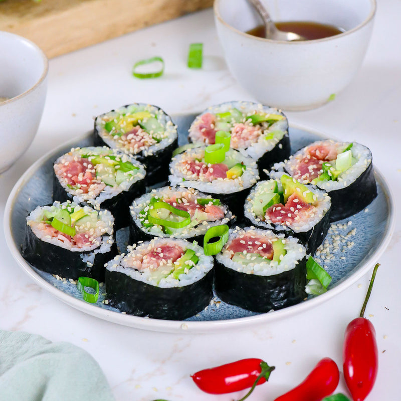 Making Sushi With Ahi Tuna