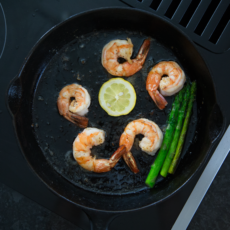 Colossal Shrimp in Pan
